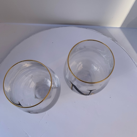 Initial “N” Cocktail glasses set of 2 - Picture 2 of 3